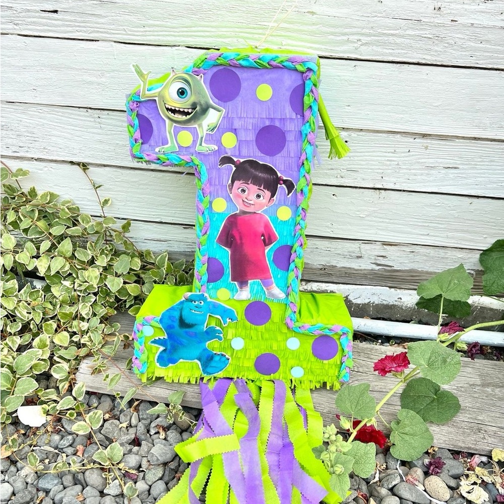 Monsters Inc Number One Piñata